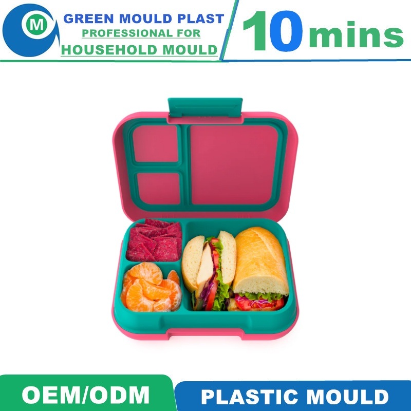 High Quality Customized Professional Plastic Injection Lunch Box Mould Manufacturer Factory
