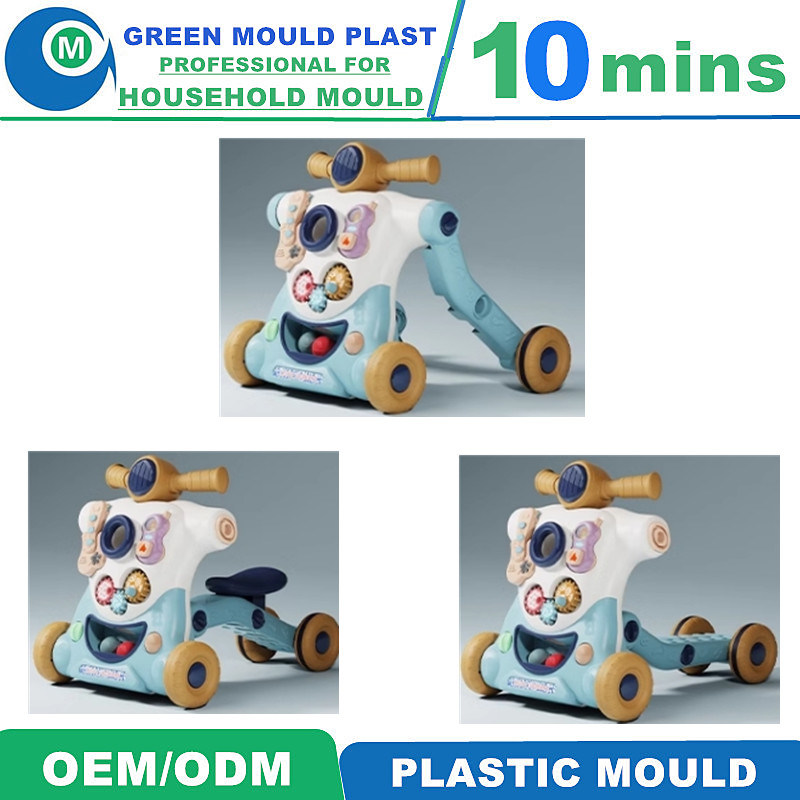 Baby Walker Plastic Injection Mold Baby Playing Slide Plastic Mould Baby Plastic Injection Toy Mould