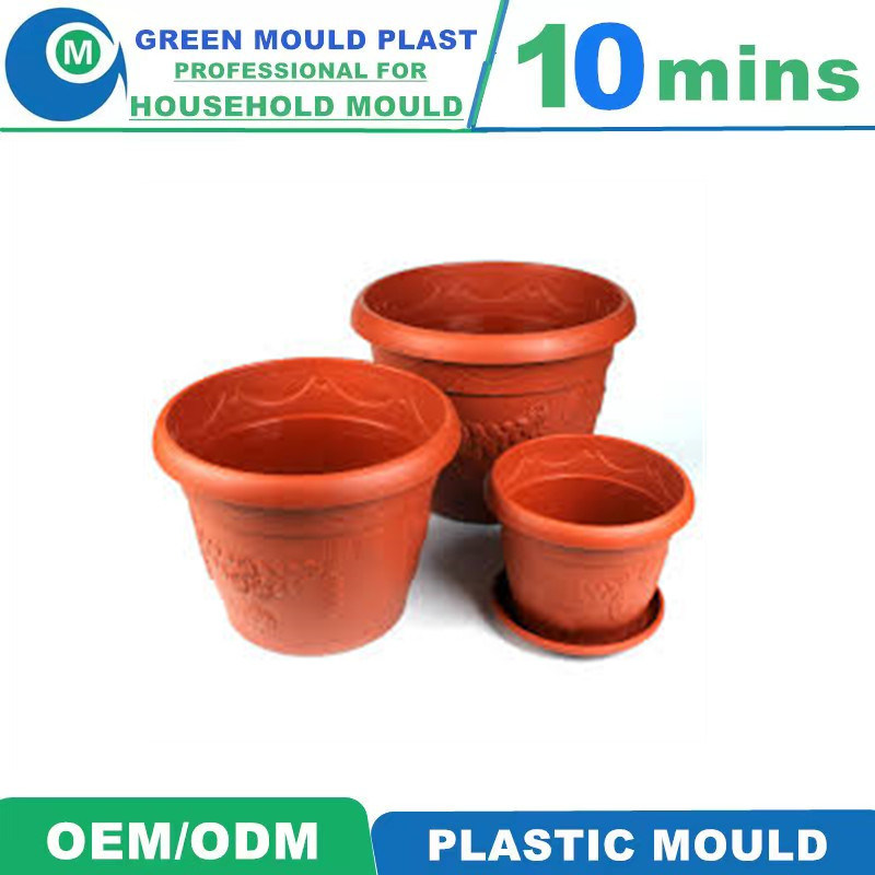 European Style Multi Style Plastic Injection Mould Flower Pot Mold