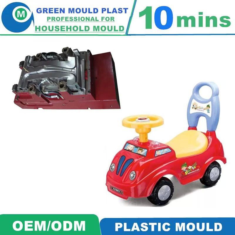 Customized High-Quality Toy Mould Swing Car Mold Injection Plastic Mould