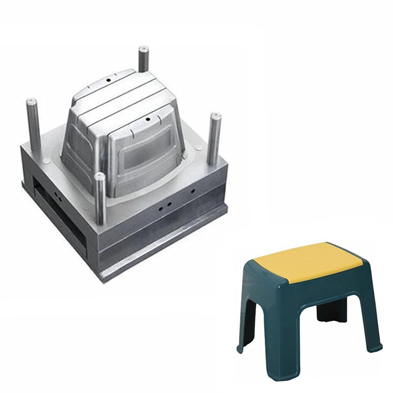 Plastic Injection Molding Chair Mould Factory in Taizhou China Stool Mold Armchair Mold Home Products