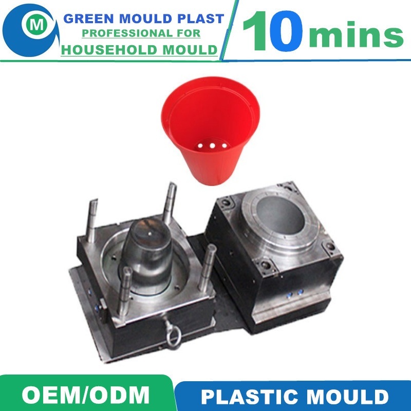 Factory Price High Quality Customized Professional Plastic Injection Flowerpot Mould