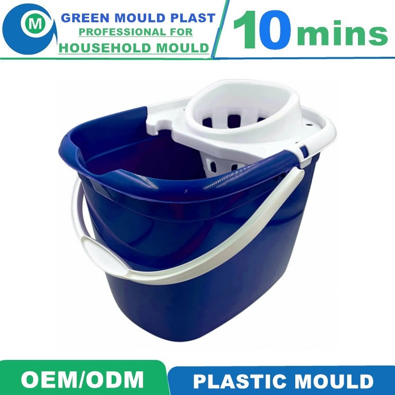 Hot Sale High Quality Factory Price Plastic Mop Bucket Injection Mould Manufacturer