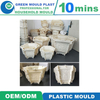 PP ABS Plastic Injection Moulding Flower Pot Mold