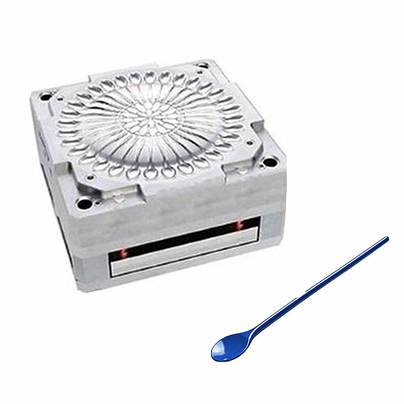 Custom Plastic Injection Mould for Thin Wall Rectangular Food Container Plastic Thin Wall Disposable Plastic Spoon Mould