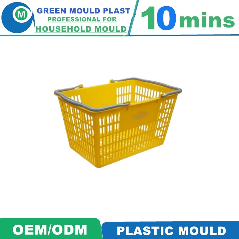 High Volume Production Shopping Basket Mould Manufacturer Huangyan