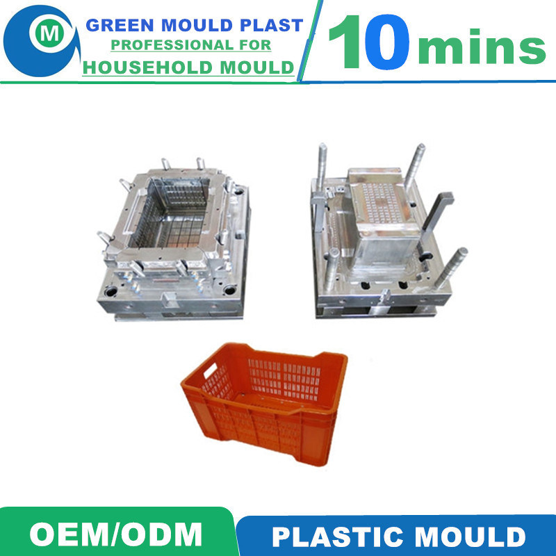 Quality Taizhou Mould Factory Top Quality Injection Plastic Fruit Vegetable Crate Mold