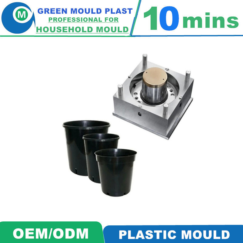Plastic Flowerpot Mold Maker Flower Pot Injection Molding Taizhou Mould Factory