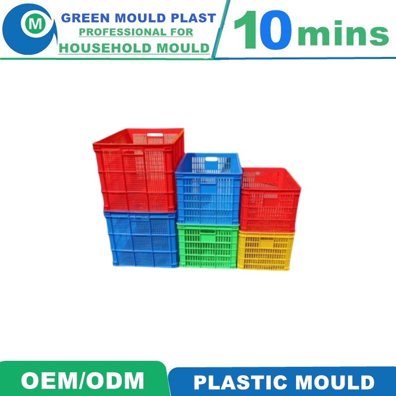 Fruit and Vegetable Crate Mould Storage Containers Mould Plastic Injection Mould