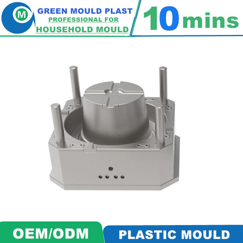 Plastic Injection Round Flower Pot Molds Flowerpot Mould