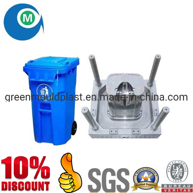 OEM P20/718 Injection Plastic Classification Dustbin Mould From Green Mould