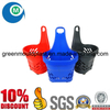 Hot Sale Supermarket Shopping Plastic Basket Mold with 4 Wheels