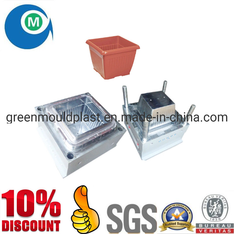 Custom-Made Household Mould Plastic Flowerpot/Planter Injection Mold