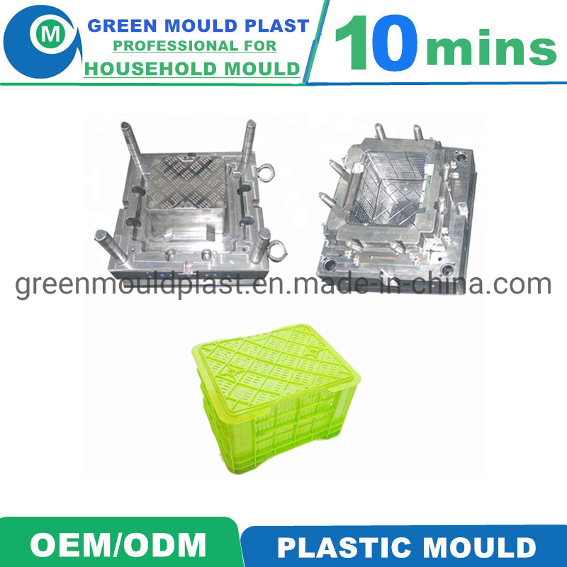 High Precision Injection Plastic Beer Crate Mould with 24 Holes