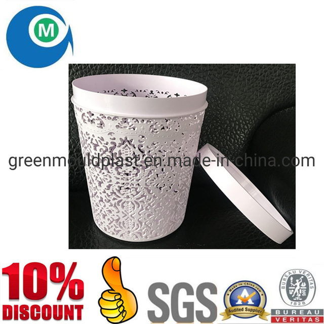 OEM Injection Plastic Mould 4 Slider Mould Structure Dustbin Mold