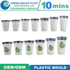 Low Cycle Time Low Law Material Cost Plastic Cup Mould Reasonable Price