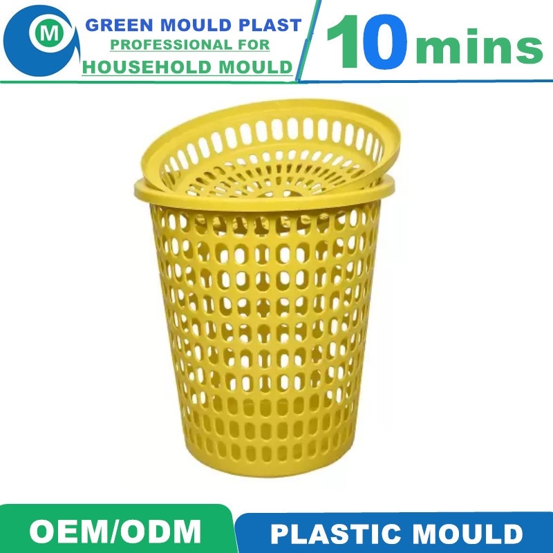 Household Injection Plastic Laundry Basket Mould Manufacturer