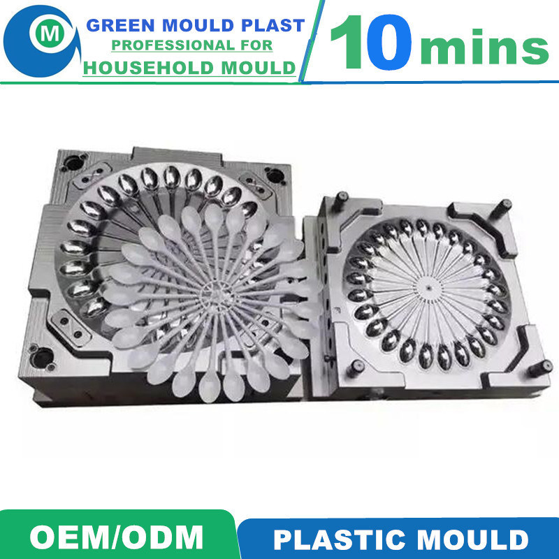 Multi -Cavity of Injection Plastic Fork Knift Spoon Mould Factory in China