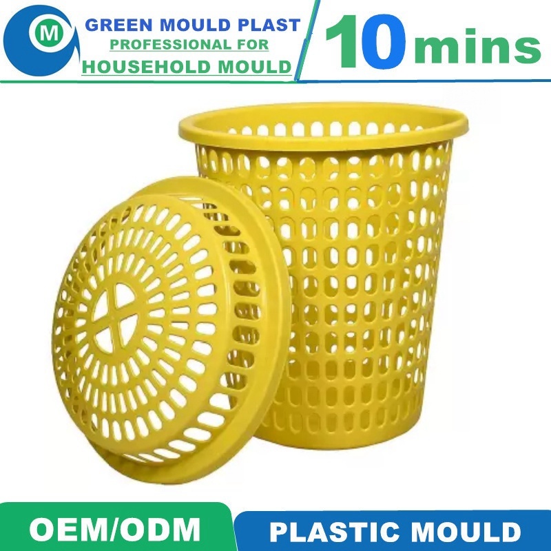 Household Injection Plastic Laundry Basket Mould Manufacturer