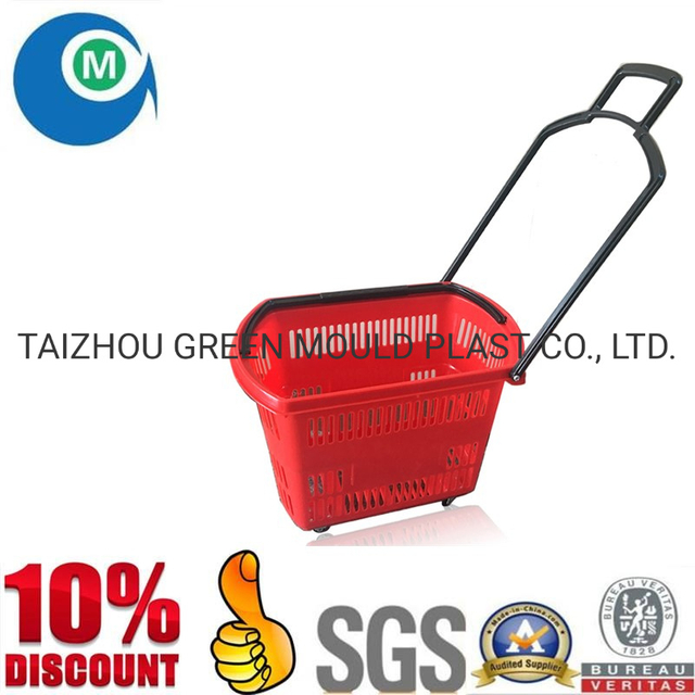 Factory Custom Plastic Basket Mould Plastic Injection Mold for Shopping Basket