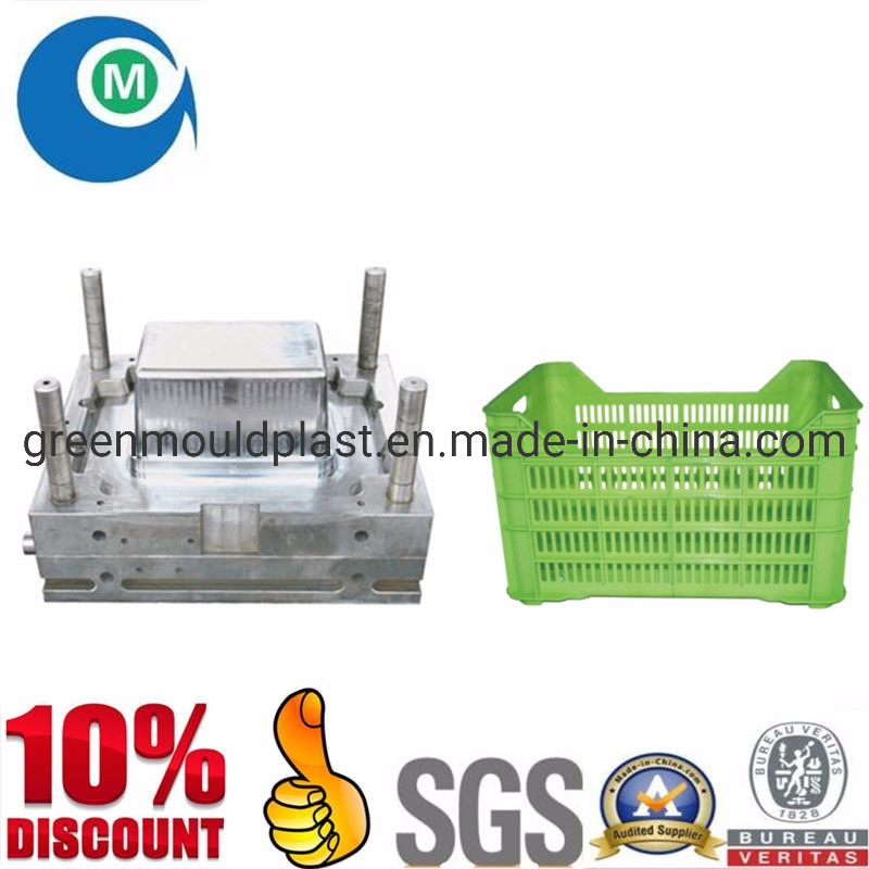 Good Price Professional Crate Mould Maker of Plastic Injection Fish Crate Mould