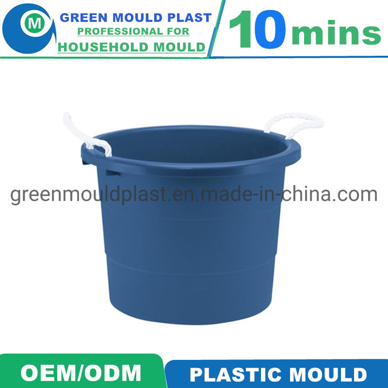 Factory 50L-160L Plastic Water Bucket Mould Manufacture