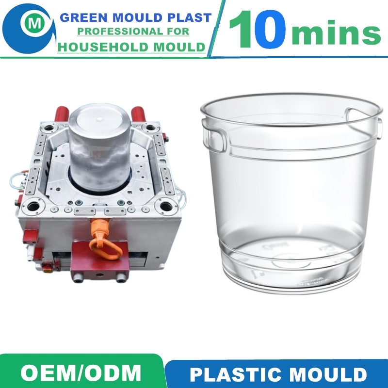 Molding Plastic Tool Mould Professional OEM 6L Print Bucket Reasonable