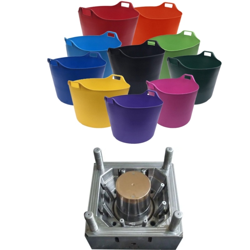 Bucket 75L Plastic Injection Mould with High Quality Price Polish
