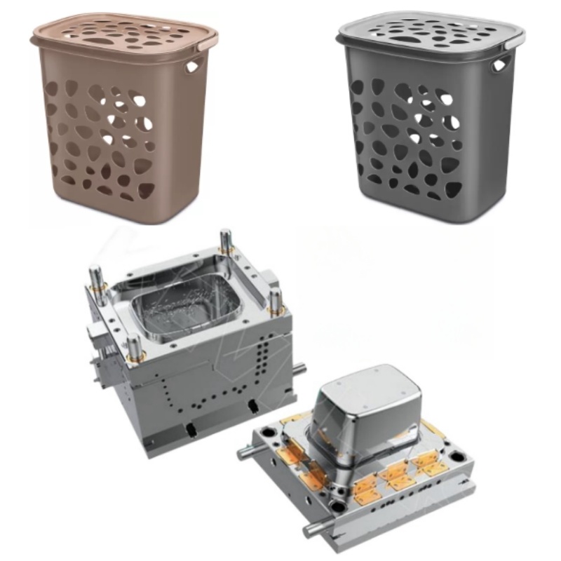 Bucket 75L Plastic Injection Mould with High Quality Price Polish