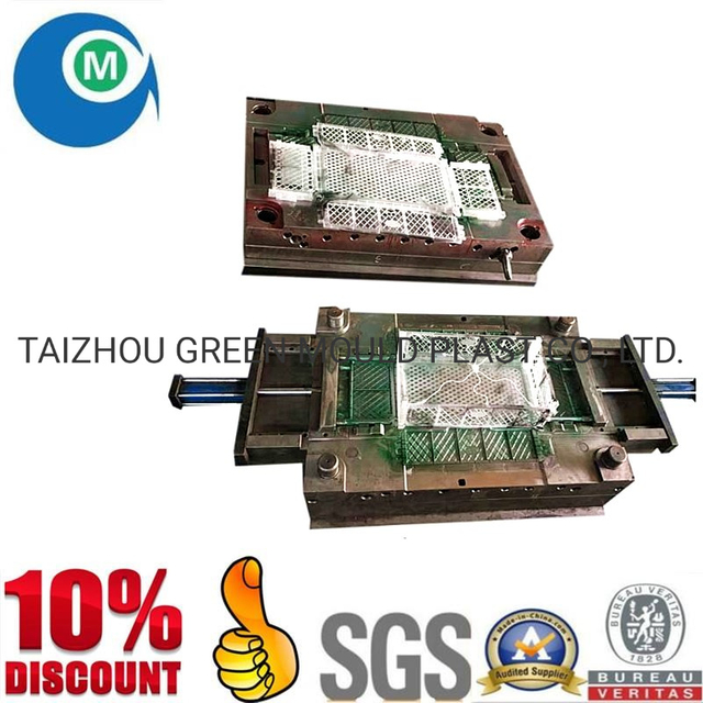 Custom Plastic Injection Molding and Moulding Manufacturing Plastic Crate Mold