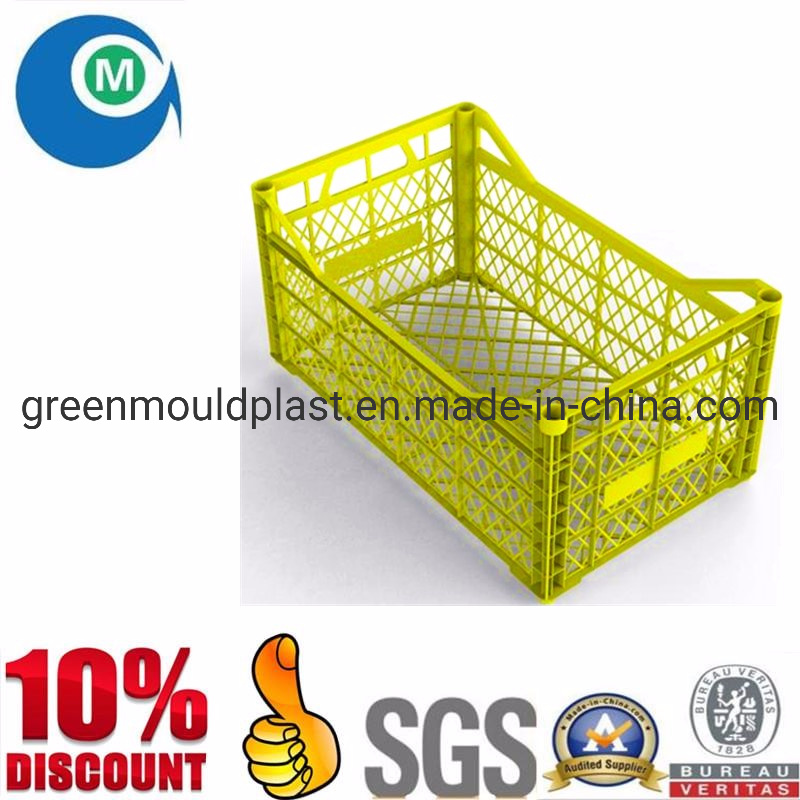 Platsic Injection Fish Fruit Crate Mold Plastic Injection Turnover Logistics Box Mould