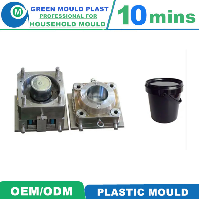 High Grade Domestic Plastic Paint Bucket Molds With Diverse Styles