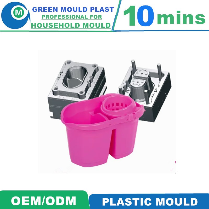 Top Quality International Plastic Mop Bucket Molds With Many Styles
