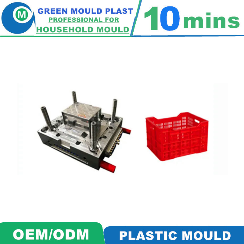 Various Styles of High-Grade Domestic Plastic Crate Molds