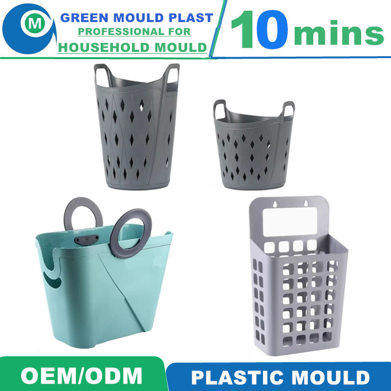 Cheap High Quality Made in China Taizhou Huangyan Dirty Clothes Basket Basket Mould Laundry Basket Injection Mold