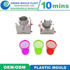 Customized Hot Selling Household Shopping Laundry Basket Handle Basket Mould Plastic Injection Molding OEM/ODM