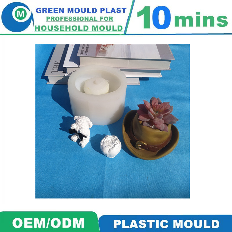 Hot Selling Custom Plastic Injection Molded Flower Pot Molds Provided by OEM/ODM