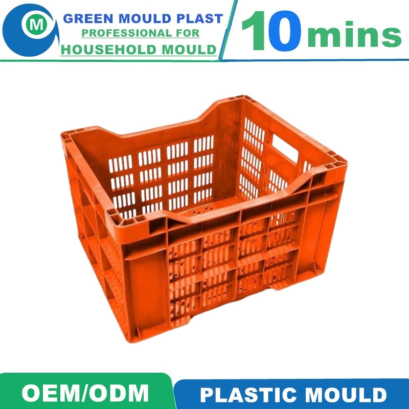 Customized Professional High Quality Cheap Hot Sale Crate Mould Plastic Injection Mould Manufacturer Factory