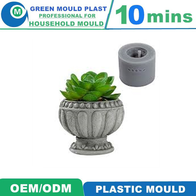 European Style Multi Style Plastic Injection Mould Flower Pot Mold