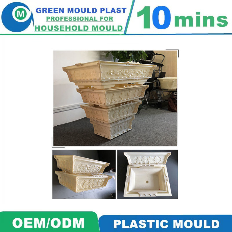 European Style Succulent Plastic Injection Moulding Flower Pot Mold
