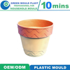 PP ABS Plastic Injection Moulding Flower Pot Mold