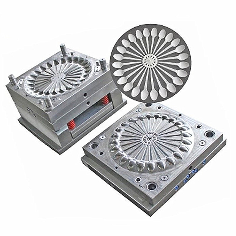 Plastic Injection Mold Manufacturer Disposable Forks Spoon Knife Plastic Injection Mould Mold for Plastic Injection