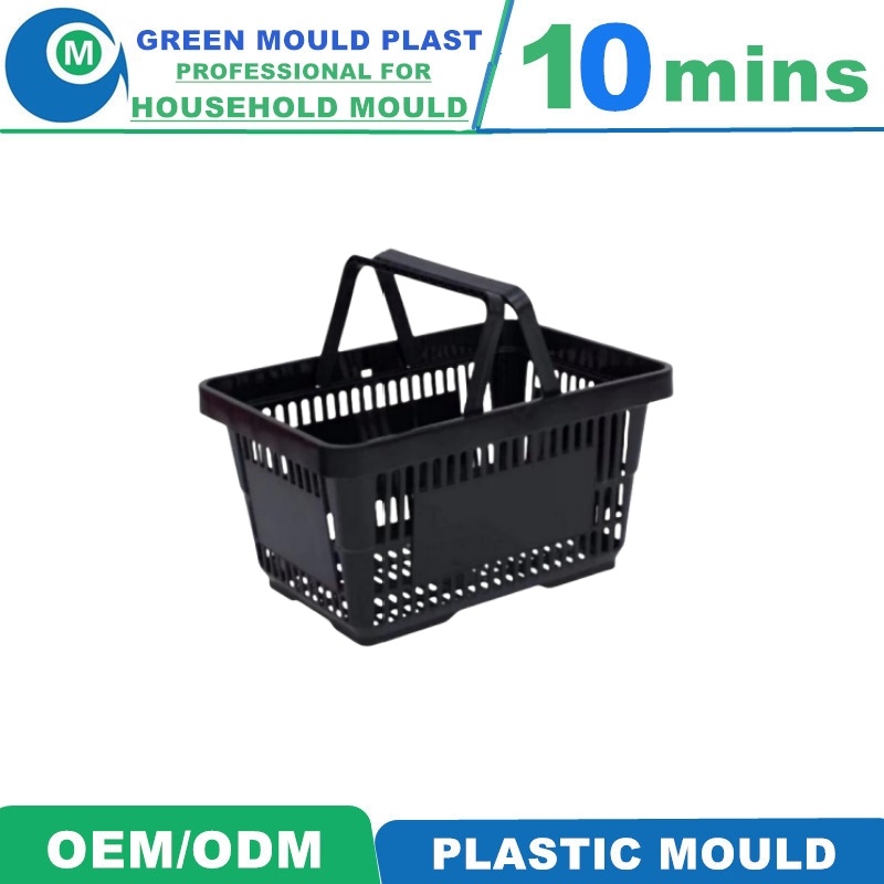Manufacturer Wholesale Plastic Mould Injection Plastic Shopping Basket Mould Mold