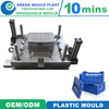 Customized Plastic Injection Ctates Mold Crate Mold Vegetable Folding Crate Injection Mould
