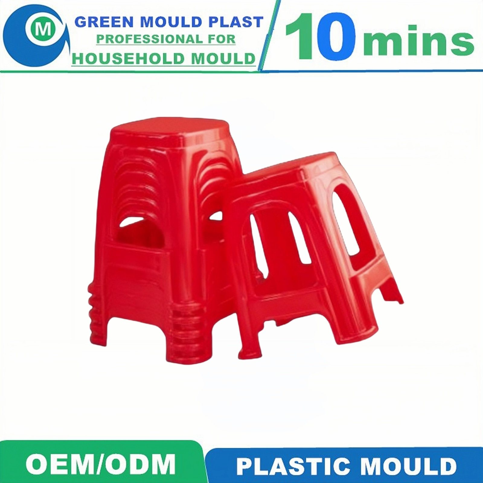 Professional High Strength Low Material Cost Stool Mould with Best Solution