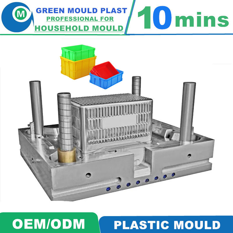 Factory Direct Sale High Quality Plastic Injection Crate Mould