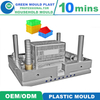 Factory Direct Sale High Quality Plastic Injection Crate Mould