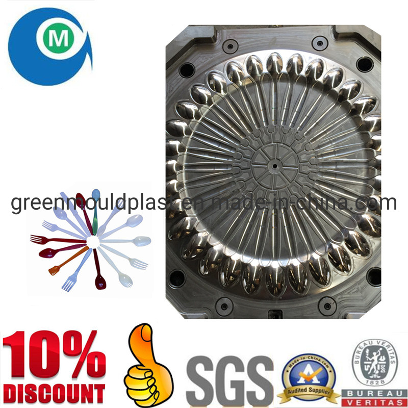 China Plastic Cutlery Mould Maker Injection Plastic Spoon Mould