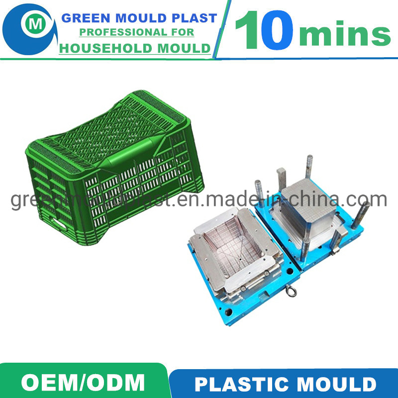 High Precision Injection Plastic Beer Crate Mould with 24 Holes