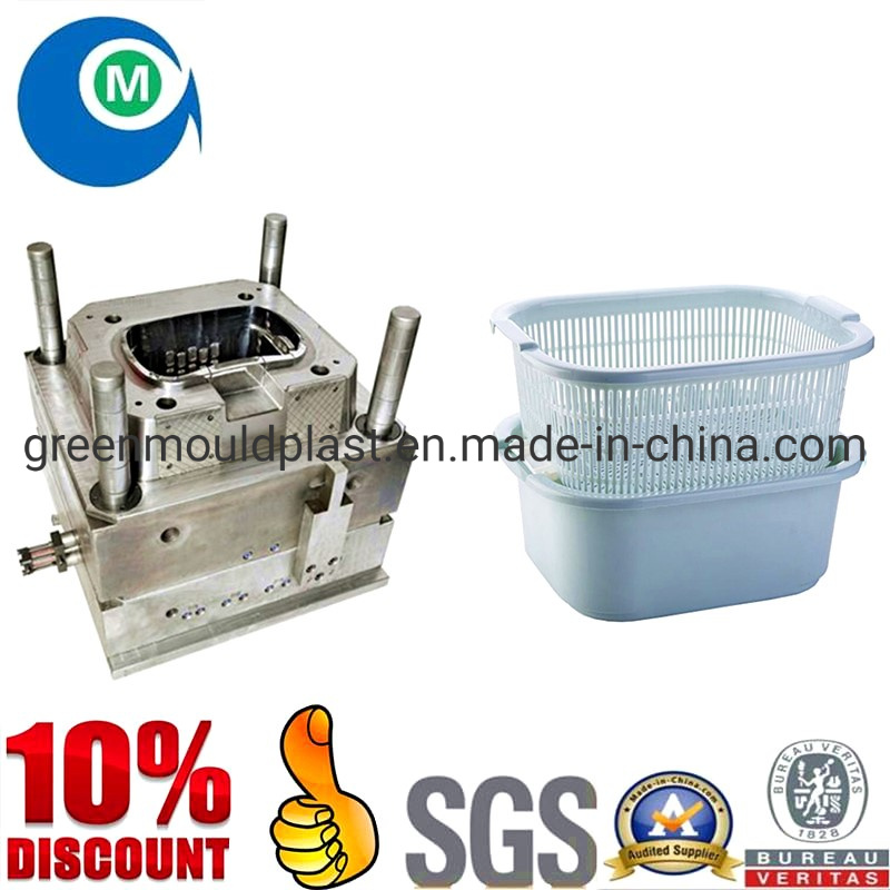Plastic Shopping Basket Injection Mould for Supermarket